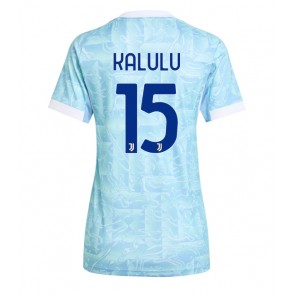 Juventus Pierre Kalulu #15 Udebanetrøje Dame 2025-26 Kortærmet
